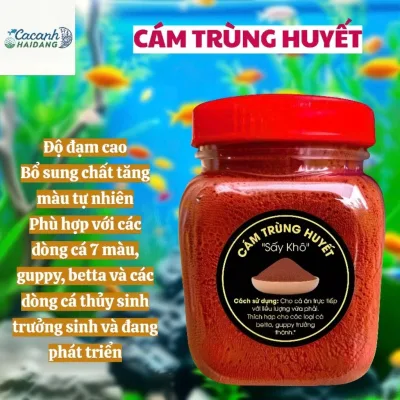ComBo Cám TRÙNG HUYẾT - Nội Địa Trung Tốp 1 Cho Cá Cảnh - Giúp Cá Tăng Size Lên Màu Vây Óng Mượt