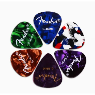 Phím gảy - Pick gảy đàn guitar cao cấp / loại xà cừ nhiều màu