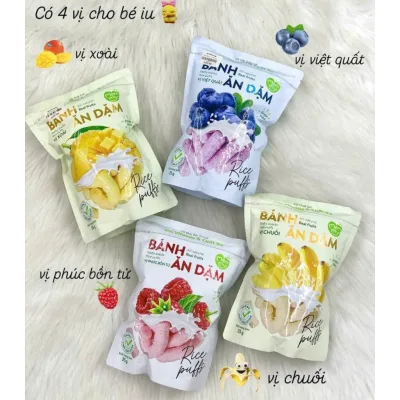 Bánh Ăn Dặm Đủ Vị Hoa Quả Mămmy Giàu Chất Xơ Vitamin Và Khoáng Chất Cho Bé Từ 6 Tháng (35g)-BiboMart