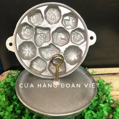 M1 Khuôn Bánh Bông Lan, Bánh Thuẩn I Khuôn Gang Đúc Thủ công Cao Cấp. Đồ gia dụng Nhà Bếp Dụng cụ pha chế Nguyên liệu Thực Phẩm