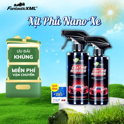 Chai Xịt Phủ Nano Ô Tô FantasticXML - Dưỡng Bóng Sơn Xe Hơi,Bảo Vệ Lớp Sơn Ngoài Trời - Chai Xịt Nano Chống Nước Và Bụi