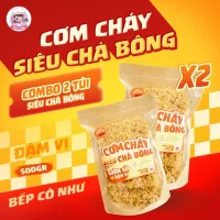 2 Túi | Cơm cháy Siêu chà bông giòn rụm - 2 túi 250g | Đồ ăn vặt Bếp Cô Như Snack