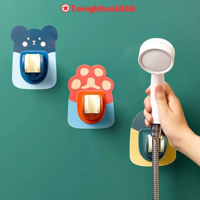 PVN62080 Giá Treo Vòi Hoa Sen , Đế Kẹp Vòi Sen Vòi Xịt Toilet Dán Tường Bằng Nhựa Họa Tiết Hoạt Hình