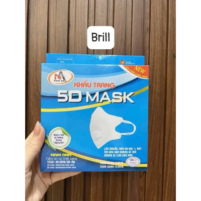 Set 50 cái (5 hộp) khẩu trang 5D Nam Anh Famapro chính hãng