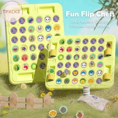 TPXCKZ New Animal Flip Chess Board Games Cổ Điển Chiến Thuật Trò Chơi Tư Duy Nhận Thức Cha Mẹ Con Tương Tác Xếp Hình Đồ Chơi Tiệc Giáng Sinh VN