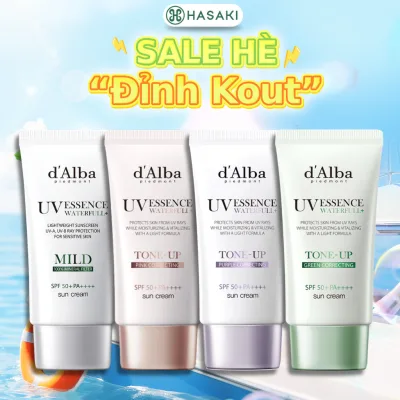 Kem Chống Nắng d'Alba Vật Lý Dịu Nhẹ Da Nhạy Cảm Nâng Tông Sáng Hồng Hiệu Chỉnh Sắc Da 50ml Hasaki