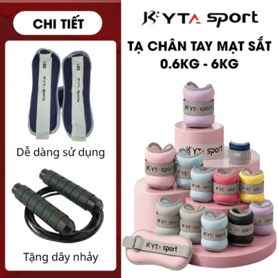 Tạ Đeo Tay Chân Tập Gym Mạt Sắt Siêu Mềm Kyta Sport 0.6kg–6kg Dùng Hít Xà Đơn, Gym, Phục Hồi