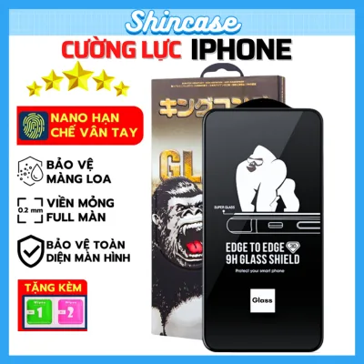 Kính Cường Lực iPhone KK Trong Suốt Full Màn - iP 6/6s/7/8/Plus/X/XS/XR/11/12/13/14/15/16/17/Pro/Max/Mini/Air