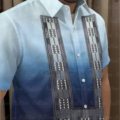 Thời Trang Barong Tagalog Dành Cho Nam Hiện Đại Tay Ngắn Barong Dành Cho Nam Đông Nam Áo Sơ Mi Vintage Trang Phục Trang Trọng Nam Áo Sơ Mi Thường Ngày Cho Nam Áo Sơ Mi Mùa Hè Chính Thức Cho Nam