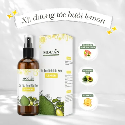 Ble120 - Green Grapefruit Peel Essential Oil Spray & Fresh Lemon Essential Oil Moc an Haircare 120ml Supports Hair Loss Reduction, Hair Growth Hair Care