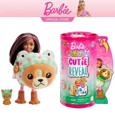 Barbie Cutie tiết lộ bộ phim có chủ đề trang phục Chelsea búp bê nhỏ & phụ kiện, con chó như ếch