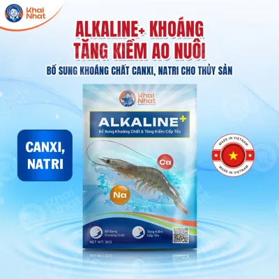 Alkaline+ Khoáng tăng kiềm ao nuôi – bổ sung khoáng chất Canxi, Natri cho thủy sản