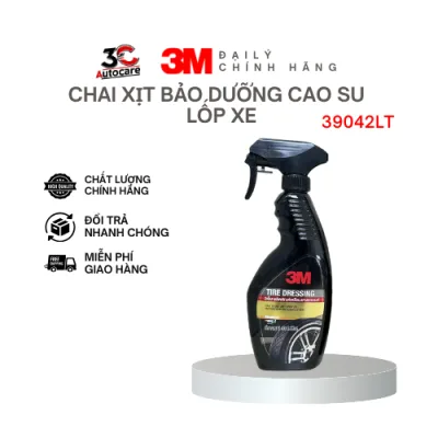 Chai Xịt Bảo Dưỡng Cao Su, Lốp Xe 3M 39042LT 473ml - Nhập Khẩu Thái Lan