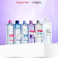 Nước tẩy trang làm sạch sâu, loại bỏ bụi bẩn & trang điểm 3-in-1 L'Oreal Paris Micellar Water 400ml