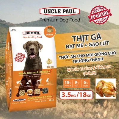 Uncle Paul Premium Adult Dog Food Chicken Premium Dry Kibbles For Large Breeds