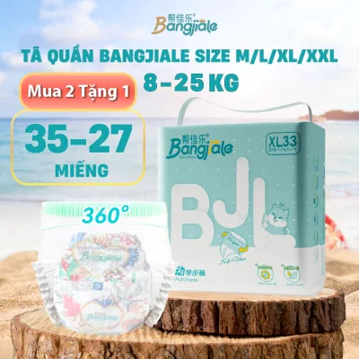 Tã Quần, Bỉm Quần Bangjiale Cho Bé – Size M/L/XL/XXL – Thoáng Khí, Thấm Hút Tốt