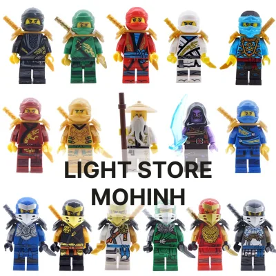 ĐỒ CHƠI MÔ HÌNH NINJA, LẮP GHÉP RÈN LUYỆN TRÍ THÔNG MINH, SƯU TẬP TRANG TRÍ DECOR
