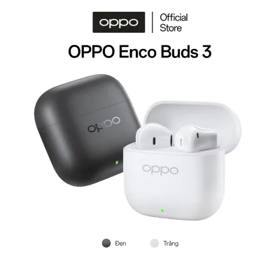Tai nghe Bluetooth không dây OPPO Enco Buds 3, kết nối 2 thiết bị, dùng đến 48H, AI dịch thuật - Hàng chính hãng