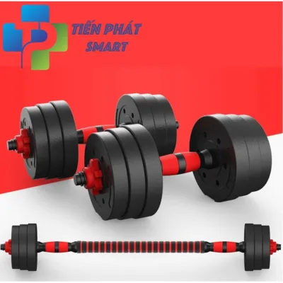 Tạ tập tay đẩy kết hợp,10Kg 20 KG ,30Kg,40Kg tạ nam nữ tập gym tập thon tay ( Hàng chuẩn phòng Gym Bảo Hành 12 Tháng)