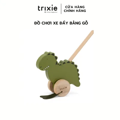 Trixie Baby Walker, balance-enhancing stroller, premium wooden baby toy.