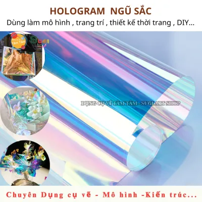 HOLOGRAM NGŨ SẮC - Dùng làm mô hình , trang trí , thiết kế thời trang , DIY…