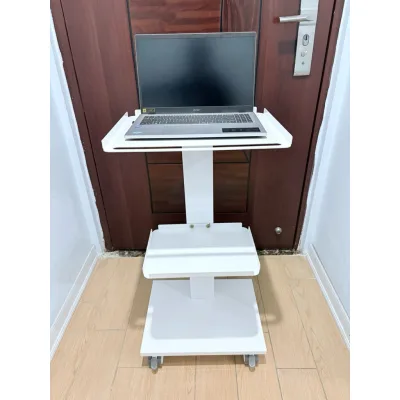 XE ĐẨY NHA KHOA, SPA, Y TẾ , thép sơn tĩnh điện cao cấp, không ổ điện A2