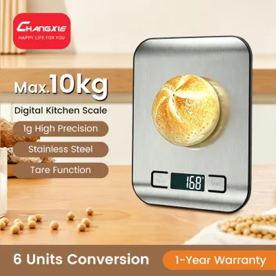 CHANGXIE 10kg / 1g Cân nhà bếp Chức năng trừ bì Kitchen Scale Digital Scale Cân điện tử nhà bếp Cân làm bánh Cân thực phẩm Cân tiểu ly nhà bếp Cân gia vị Cân cafe Food Scale Coffee Scale
