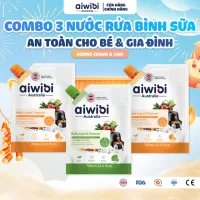 Nước Rửa Bình Sữa, Rau Củ Quả, Sạch Chén Bát Aiwibi An Toàn Cho Gia Đình (Túi 700ml Dạng Gel)