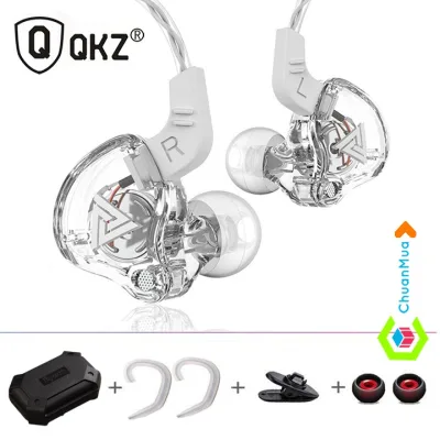 Tai Nghe Điện Thoại Nhét Tai QKZ AK6 Jack 3.5 Có Dây Bass Ấm ( Trong Suốt, Giá Rẻ, Gaming, Chơi Game Thủ, Nghe Nhạc )