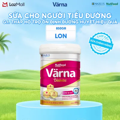 Varna Diabetes Powdered Milk Can 850g - Stabilizes Blood Sugar (Low Gi) - Varna