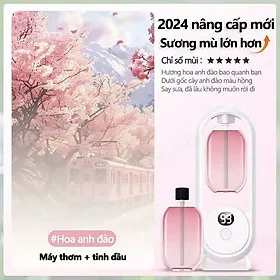 Bộ Máy Xịt Thơm Phòng Tự Động 5 Chế Độ (Gồm Máy & 01 Lõi Tinh Dầu) Máy Khuyếch Tán Tinh Dầu Decor Phòng Ngủ XỊT PHÒNG TỰ ĐỘNG