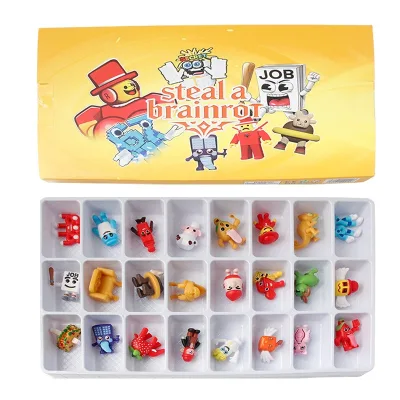 24 Cái / bộ 4-5cm Trộm Một Brainrot Anime Hình Đồ Chơi Esok Sekolah Trò Chơi Nóng Ngoại Vi Dễ Thương Hoạt Hình Bộ Sưu Tập Máy Tính Để Bàn Mô Hình Đồ Chơi Cho Trẻ Em