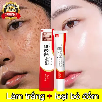 Kem diệt tàn nhang / kem làm trắng da hiệu quả kem ngừa nám Chuyên sâu Loại bỏ các đốm đen Sắc tố làm sáng da Chăm sóc da chống nắng Loại bỏ tàn nhang Loại bỏ Melanin Chăm sóc Da trắng sáng Tự nhiên 20g