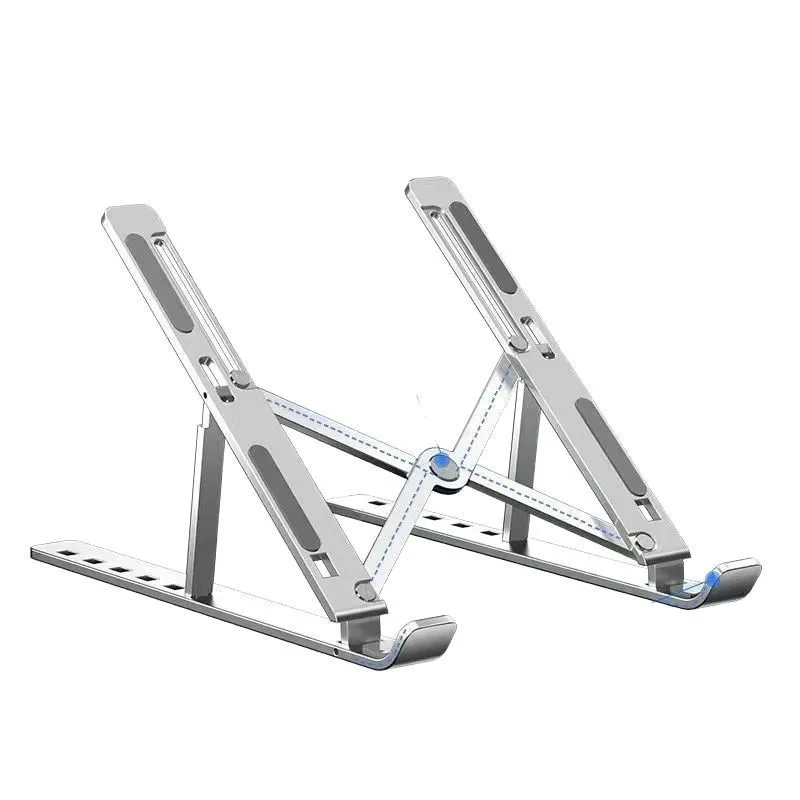 Giá đỡ máy tính xách tay Bộ tản nhiệt hợp kim nhôm nâng cao Giá đỡ máy tính xách tay có thể gập lại Thích hợp cho máy tính bảng và máy tính xách tay
