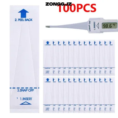 ZONGGJZ 100 CÁI Vỏ đầu dò nhiệt kế, Vỏ đầu dò kỹ thuật số tiện lợi mỏng, Vỏ bảo vệ vệ sinh an toàn phổ thông chất lượng cao cho trung tâm y tế