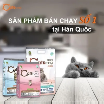 Thức ăn hạt cho mèo CATSRANG Hàn Quốc 4kg -Thức ăn cho chó mèo , thức ăn khô cho mèo (TÚI CHIẾT GIÁ RẺ)