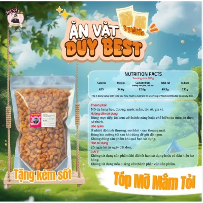 Rim Mắm Tỏi Duy Best Loại Nhất ( Tặng Kèm Sốt Ăn Vặt)
