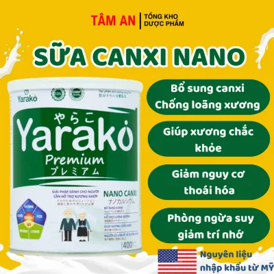 Yarako Premium Nano Calcium Milk for the Elderly Nutritional Solution for People with Bones and Joints