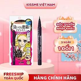 Bút Kẻ Mắt Nước Không Trôi Không Lem Nét Siêu Sắc Mãnh Kissme Heroine Make Eyeliner Smooth Keep 0.4 mL