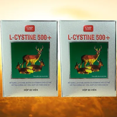 Combo of 2 Boxes of L Cystine 500+ Green - France Au - Sanco - Purifying Vitamins - Multivitamins