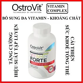 Multivitamin Ostrovit 100% VIT&MIN 90/120 viên - Bổ sung đa Vitamin, khoáng chất cao cấp, cải thiện sức khoẻ tổng thể