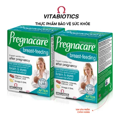Combo 2 Hộp TPBVSK PREGNACARE BREAST-FEEDING PREGNACARE BREAST-FEEDING - Bổ Sung Vitamin Và Khoáng Chất Cho Phụ Nữ Cho Con Bú (84 Viên) - Thương Hiệu Vitabiotics