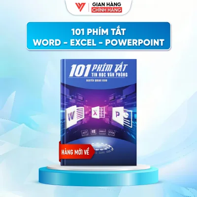 Sách 101 Phím Tắt Tin Học Văn Phòng ĐÀO TẠO TIN HỌC - Dạng Sổ Tay 72 Trang - Nguyễn Quang Vinh
