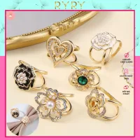 Nút Khóa Cài Khăn 3,5cm Khuy Cài Khăn Lụa Quàng Cổ Áo Khoác Dạ Tạo Nhiều Kiểu Đa Năng Xinh Xắn Phong Cách Hàn Quốc Sáng Tạo Siêu Hot