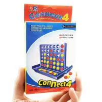 Connect 4 Game Bộ Trò Chơi Xếp Hình Gia Đình MINI 4 In A Line