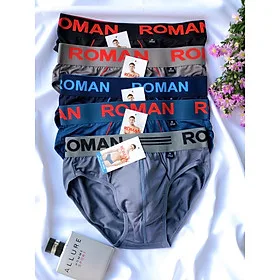 Combo 5 quần lót nam,Sịp nam cao cấp (ROMAN,HEROMAN,TONNY) 5 màu,lưng thun 4cm,thun lạnh cực mát
