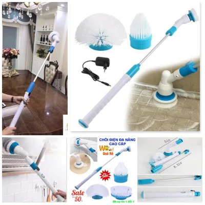 Chổi điện chà nhà vệ sinh nhà bếp đa năng tặng kèm 3 đầu chà loại tốt hàng cao câp bảo hành 12 tháng , dụng cụ vệ sinh nhà tắm nhà bếp đa năng, cách vệ sinh nhà bếp nhà tắm sạch nhanh
