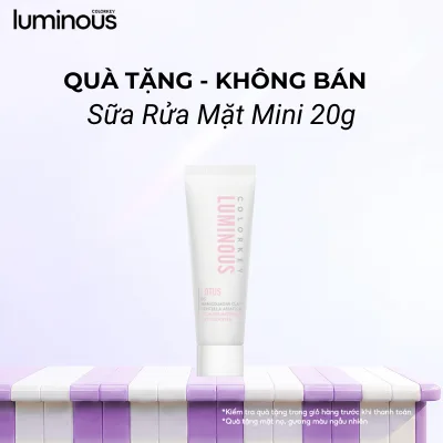 Sữa Rửa Mặt Bùn Khoáng COLORKEY LUMINOUS Phù Hợp Da Nhạy Cảm Giúp Làm Sạch Sâu, Giữ Ẩm, Không Gây Khô Da 20g