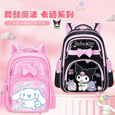 cặp sách nữ mới học sinh tiểu học lớp 1-3-6 ba lô giảm gánh nặng sức chứa lớn cho trẻ em từ 6-9-12 tuổi