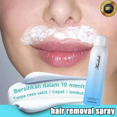 Nhẹ nhàng tẩy lông phun vĩnh viễn tẩy lông kem 150ml nhanh chóng tẩy lông không đau tẩy lông giữ ẩm mịn da nhẹ nhàng không làm tổn thương da Chăm sóc cá nhân